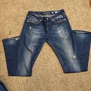 Miss Me jeans size 33 long good used condition